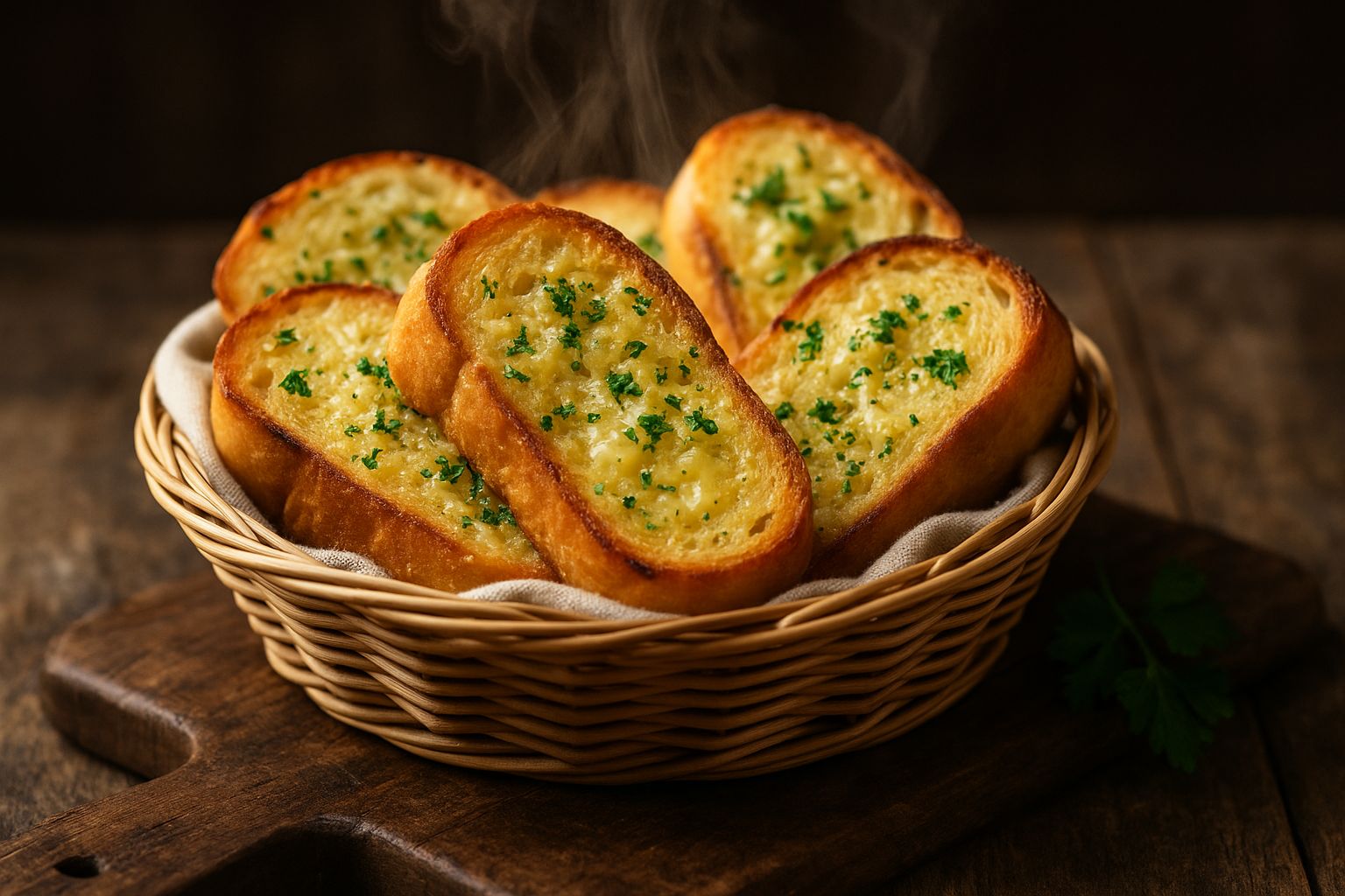 Order hot Garlic Bread Delight